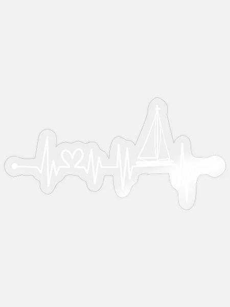 Sail Boat Sailing Sailing Boating - Sticker - transparent glossy