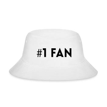 #1 Fan - Bucket Hat - white - Front