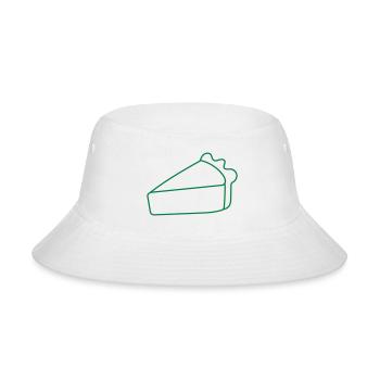slice of pie - Bucket Hat - white - Front