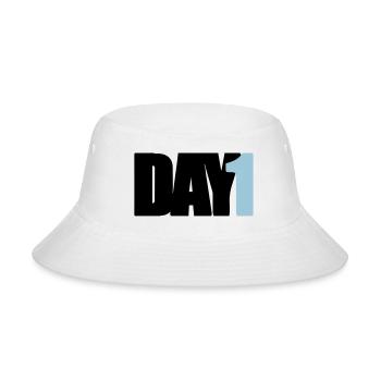 DAY 1 - Bucket Hat - white - Front