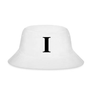 Roman Numeral 1 - Bucket Hat - white - Front