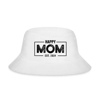 Mom Est. 2024 Expecting Mother Pregnant Mom 2024 - Bucket Hat - white - Front