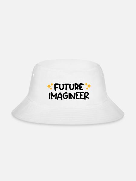 Future imagineer 1 - Bucket Hat - white