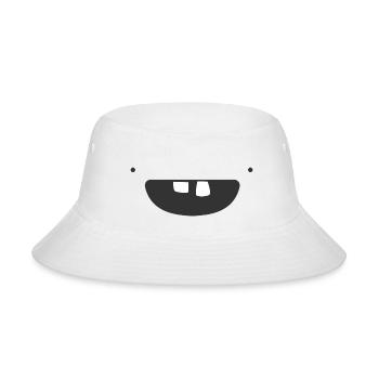 Smiling Face - Bucket Hat - white - Front