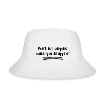 Dont let anyone make you dissapear Heartstopper - Bucket Hat - white - Front