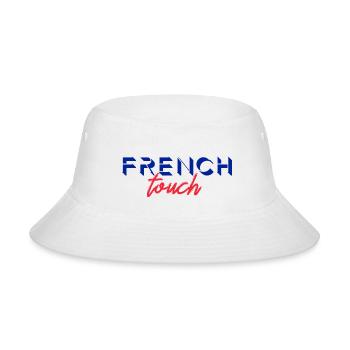 Chic design featuring the phrase French Touch - Bucket Hat - white - Front