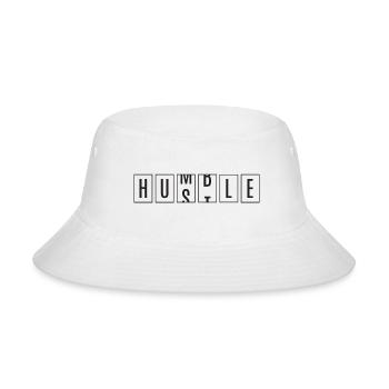 Hustle, Humble. - Bucket Hat - white - Front