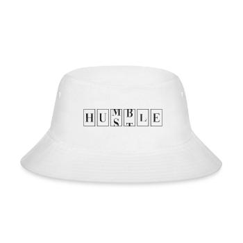 Hustle, Humble. - Bucket Hat - white - Front