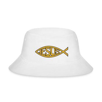 Jesus - Bucket Hat - white - Front