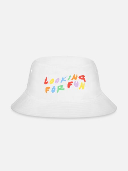 Looking for Fun - Bucket Hat - white