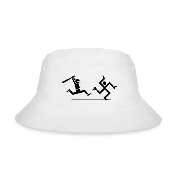 Nazi hunting - Bucket Hat - white - Front