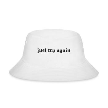 Striving towards the goal - Bucket Hat - white - Front