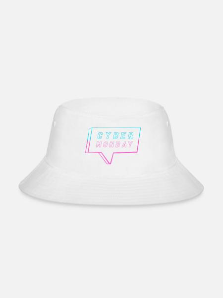 Cyber Monday Online Shopping - Bucket Hat - white