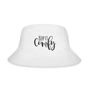 Keep It Comfy nature - Bucket Hat - white - Front