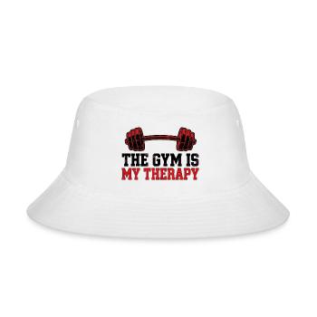 Weights Are My Therapy - Bucket Hat - white - Front