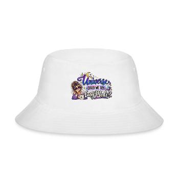 Universe Could We Try Easy Mode - Bucket Hat - white - Front