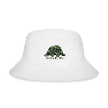 Happy puppy tm - Bucket Hat - white - Front