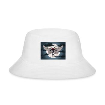 the mothman - Bucket Hat - white - Front
