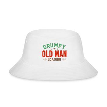 Grumpy Old Man Loading - Bucket Hat - white - Front