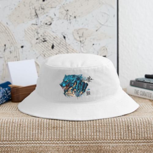 Blue Wolf Graffiti Street Art - Bucket Hat