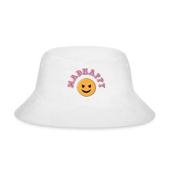 Madhappy Face - Bucket Hat - white - Front