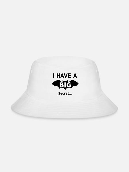 I Have A Big Secret gift - Bucket Hat - white