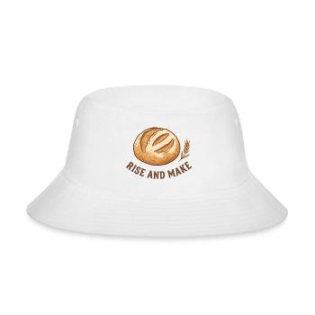 Rise and Make Loaf - Bucket Hat - white - Front