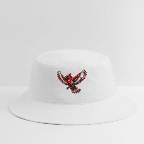 Silver Cardinal in Flight - Bucket Hat