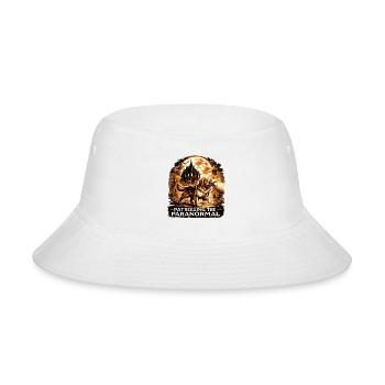 Patrolling The Paranormal Golden Retriever Shirt - Bucket Hat - white - Front