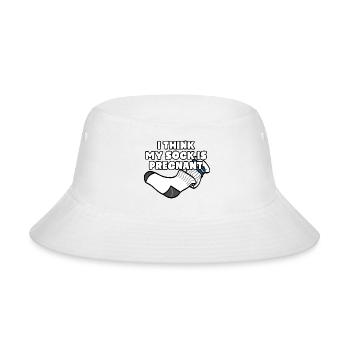 I Think My Sock Is Pregnant - Bucket Hat - white - Front