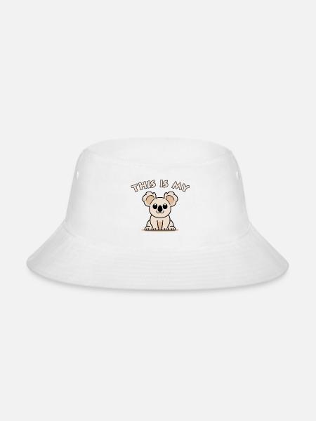 Koala T 1 - Bucket Hat - white