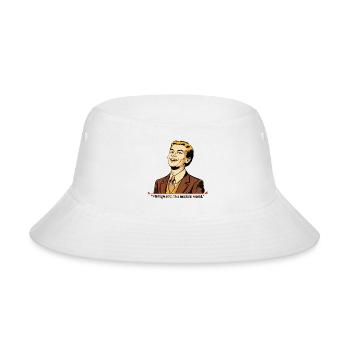 Retro Smile in Modern Chic - Bucket Hat - white - Front