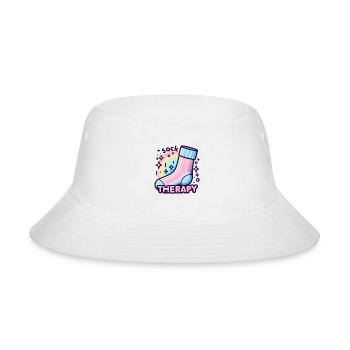 Stocking: Sock therapy - Bucket Hat - white - Front