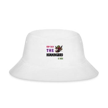 Keep Calm - The Kolibri Is There - Bucket Hat - white - Front