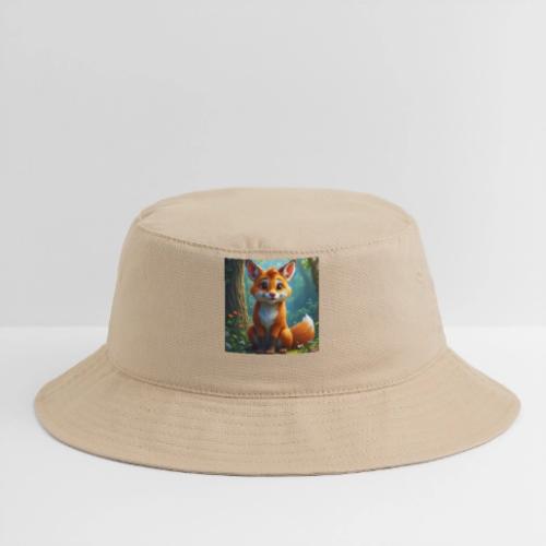 Magical fantasy fox in enchanted forest scene - Bucket Hat