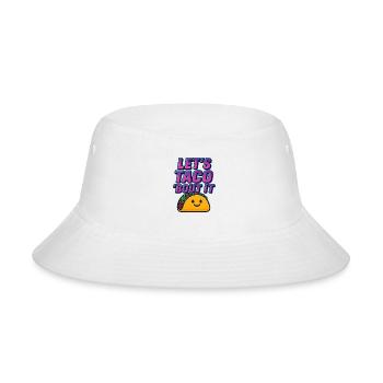 Taco ’Bout Style – Funny Retro Neon Tee - Bucket Hat - white - Front