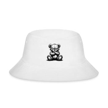 Grumpy Bear - Bucket Hat - white - Front