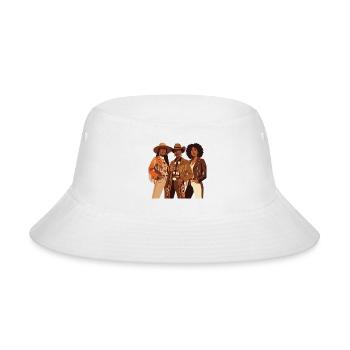 Afro Western Trio Fringe Chic - Bucket Hat - white - Front