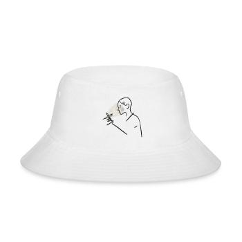 Noir Reader Under Spotlight - Bucket Hat - white - Front