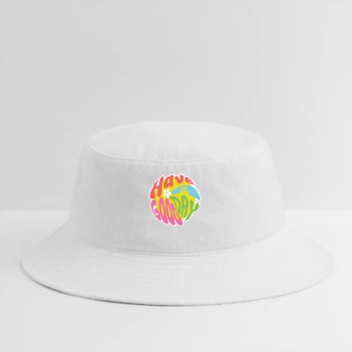 Groovy 'Have a Nice Day' Inspirational Sticker - Bucket Hat