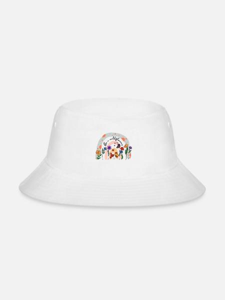 Be a wildflowers - Bucket Hat - white