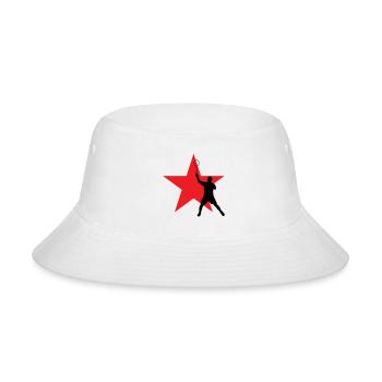 Badminton - Sport - Racket - Bucket Hat - white - Front