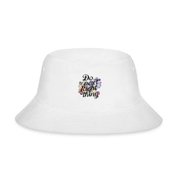 Do The Next Right Thing - Bucket Hat - white - Front