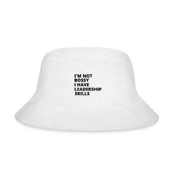 Leadership Chic: Customized Attire - Bucket Hat - white - Front