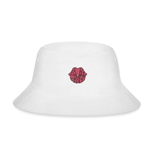 Almost Marilyn Lips Logo Pink and Black - Bucket Hat