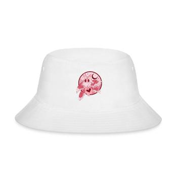 Rosy Maple Mothman - Bucket Hat - white - Front