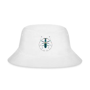 Giant Blue Longhorn Beetle - Bucket Hat - white - Front