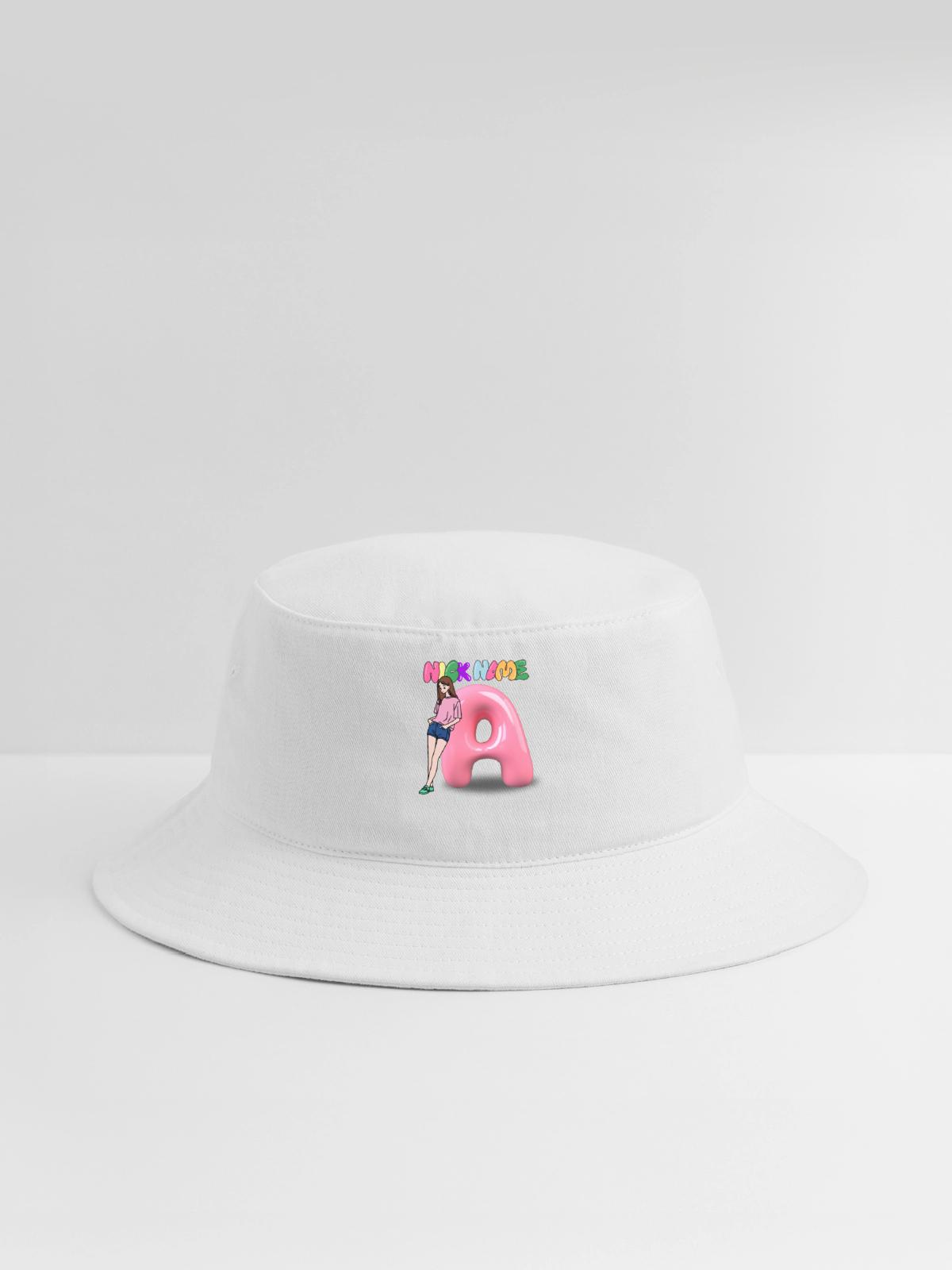 Nick Nama A - Bucket Hat - white - Front