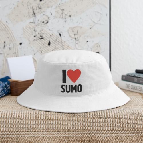 I Love Sumo – Bold Minimalist Sumo Wrestling Fan - Bucket Hat