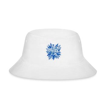 Beautify_the_earth_with_flowers - Bucket Hat - white - Front